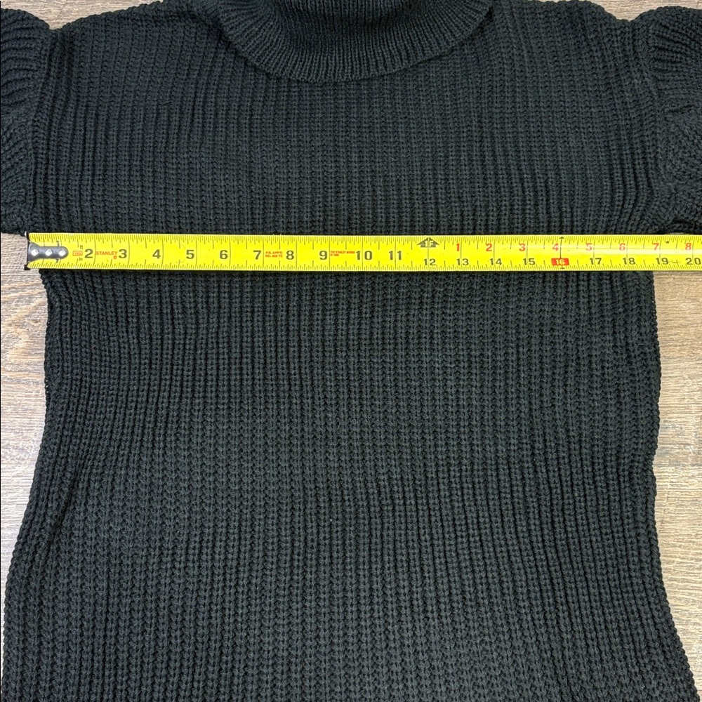 Rosedress Black Turtleneck Sweater Tunic / Dress | Size M — image 5 of 8